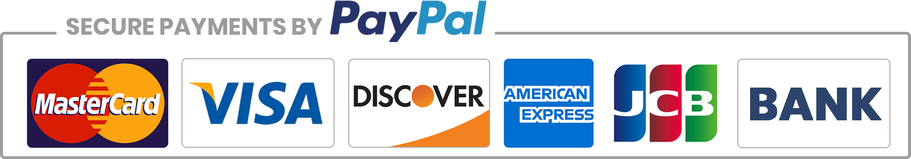 100% Secure Payment with Paypal