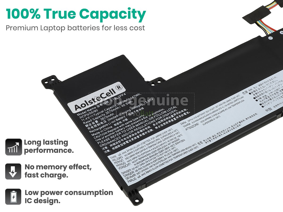 battery for Lenovo L19L3PF4