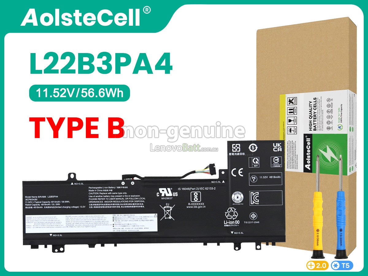 battery for Lenovo IdeaPad SLIM 5 16IAH8-83BG0004IN