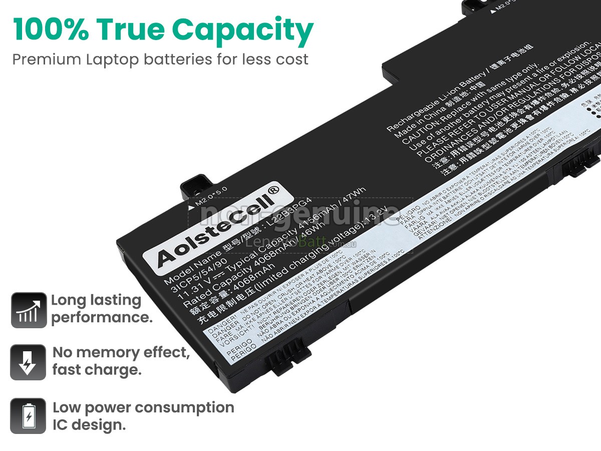 battery for Lenovo L22D3PG4
