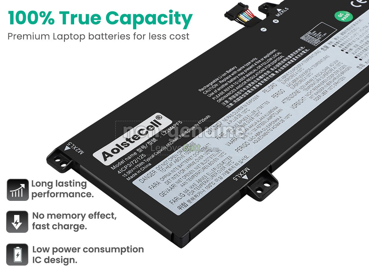 battery for Lenovo L22B4PF5