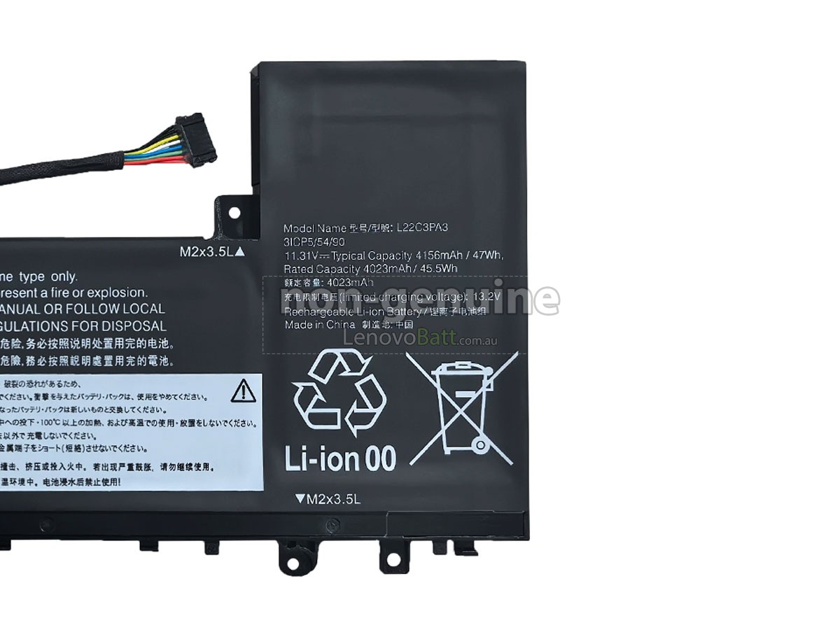 battery for Lenovo IdeaPad SLIM 5 14ABR8-82XE007AMX