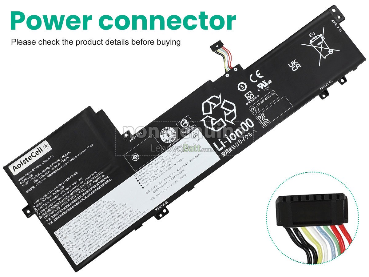 battery for Lenovo L22D4PA5