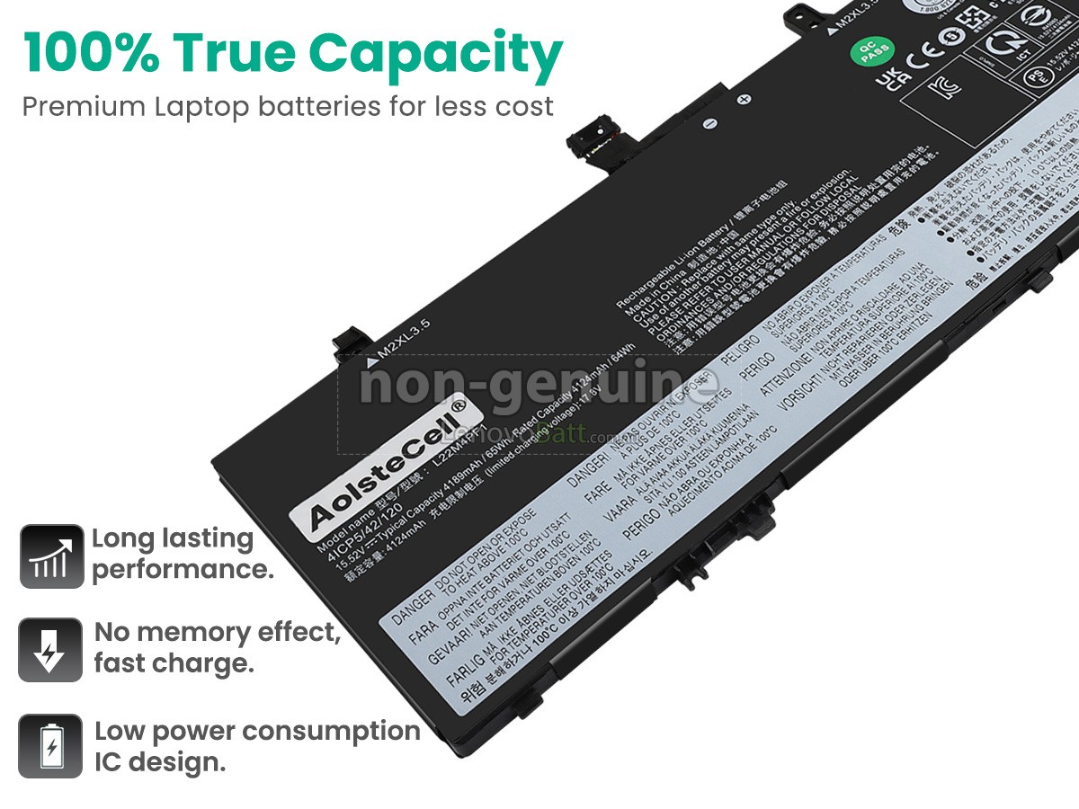battery for Lenovo L22M4PF1