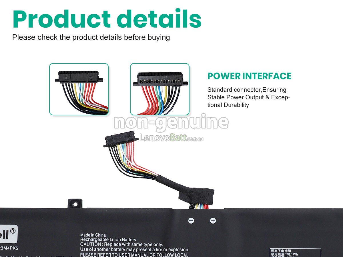battery for Lenovo LEGION 5 16IRX9-83DG00CGSP